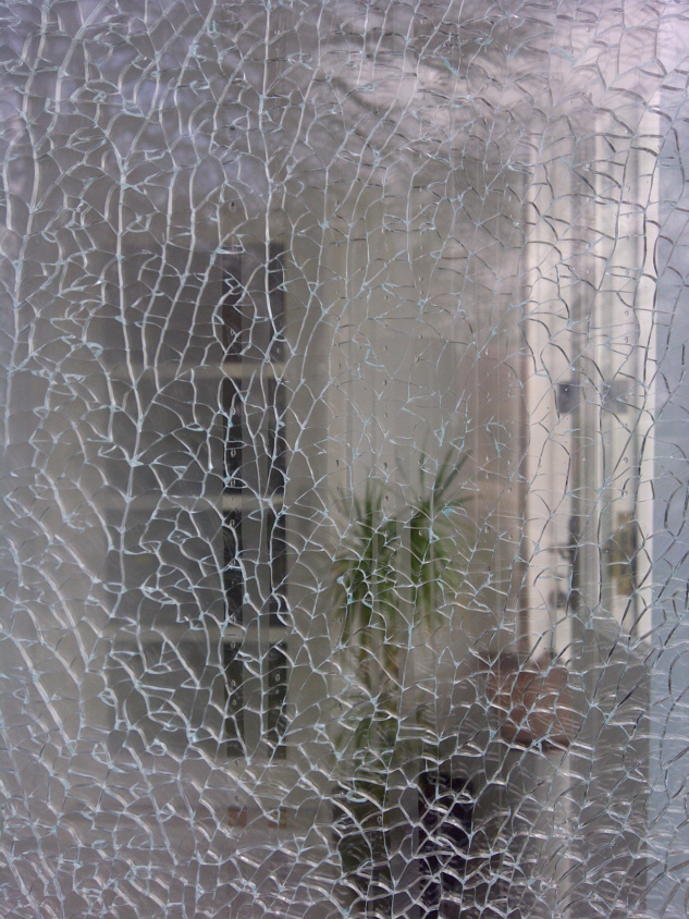 Broken Toughened Glass Unit in Poole