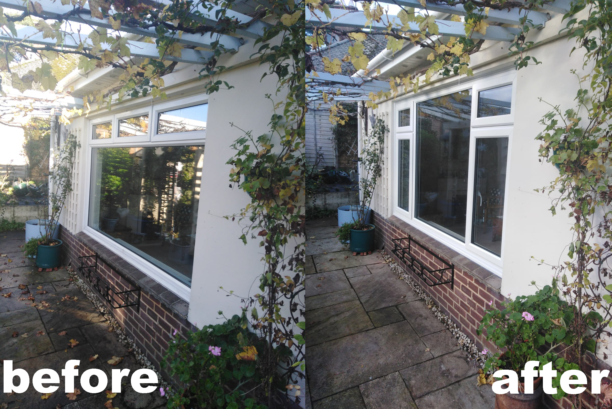 White uPVC Window Replacement